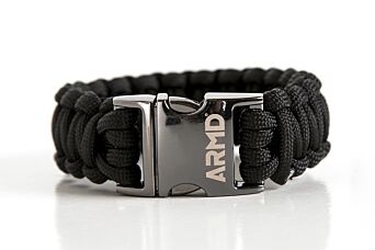 ARMD Paracord bracelet - Black
