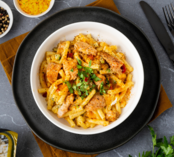 Cheesy Mac n' vega chicken [VEGA]