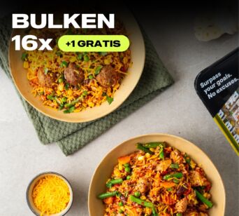 BULKEN // 16 mealpack + 1 GRATIS van €135,83 voor: 