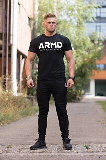 ARMD Fitted Gym T-Shirt - Black