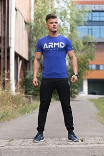 ARMD Fitted Gym T-Shirt - Blue