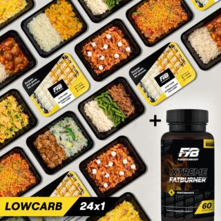 LOWCARB PACK (24x1) - 24 MEALS + FATBURNER VAN €210,95 VOOR: