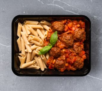 Pasta Bolognese - Meatballs 