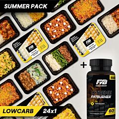 SUMMERPACK (24X1) - LOW CARB + FATBURNER VAN €204,71 VOOR: