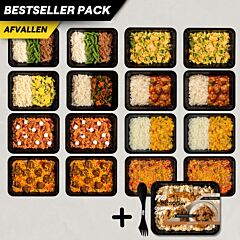 BESTSELLER PACK // Afvallen (16x1) + GRATIS Spork & Overnight Oats van €136.90 voor: